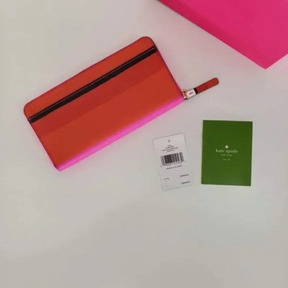 Kate Spade Wallet Red Pink